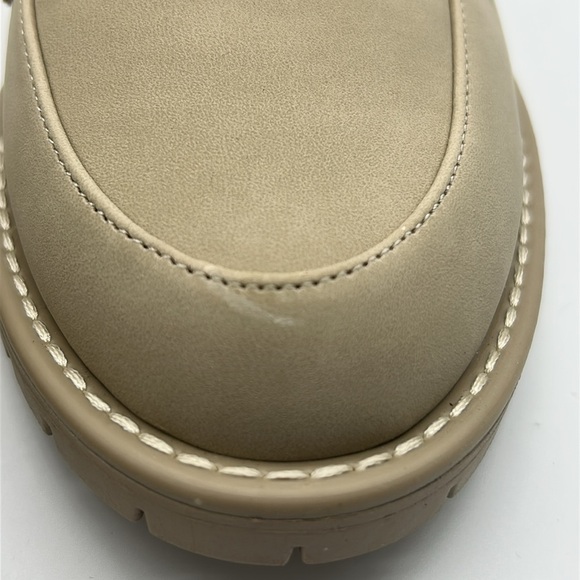 Dolce Vita Lug Loafer Women’s Shoes – US 7 / EUR 37.5 Vegan Beige Dune Crisp NWT - Picture 11 of 12